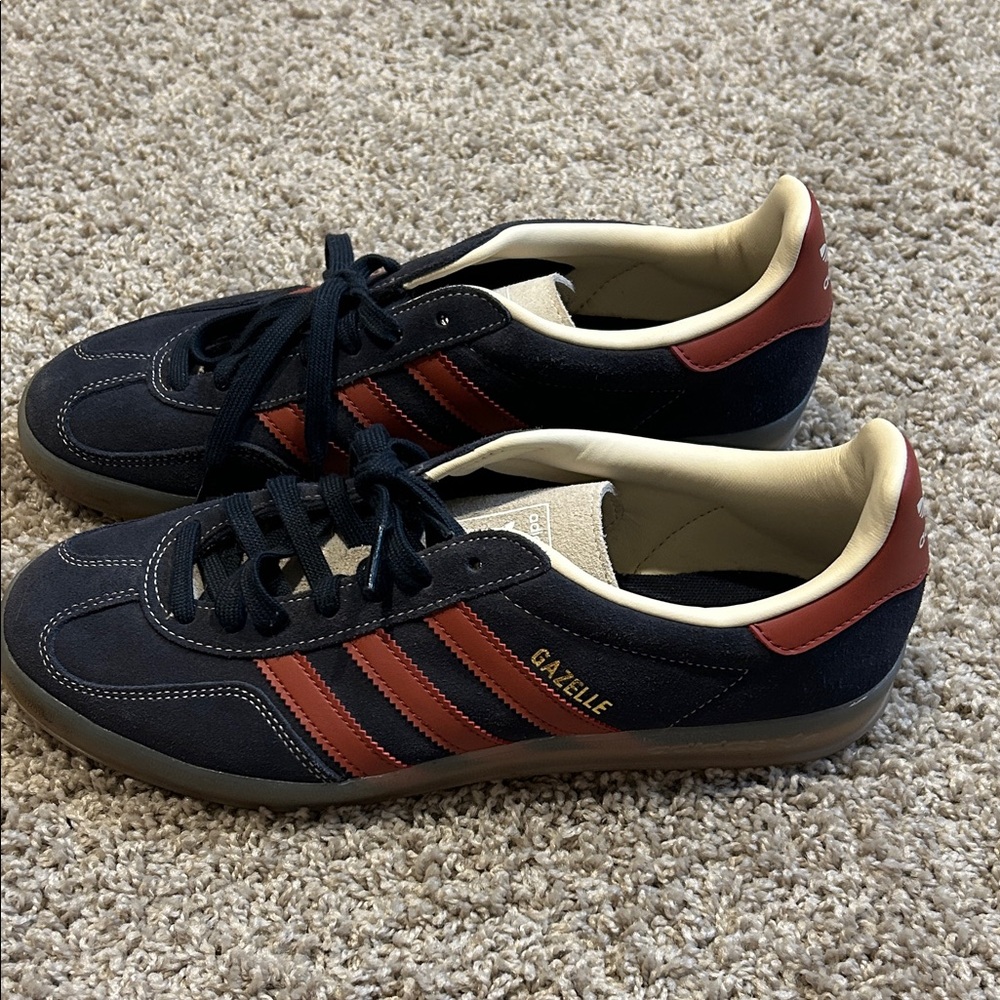 Adidas Gazelle Navy with Red Stripes Men's Sneakers
